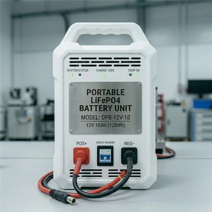 12V 10AH LiFePO4 udendørs bærbart batteri