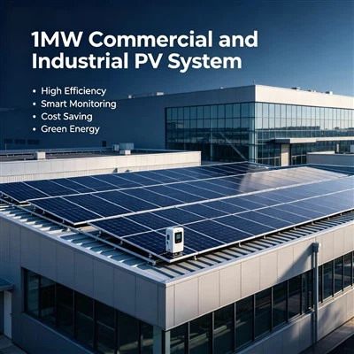 1MW kommercielt og industrielt PV-system